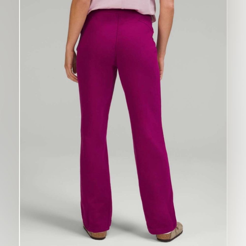 Lululemon Loungeful Straight Leg Pant  Magenta Purple Size :14 - Picture 7 of 11